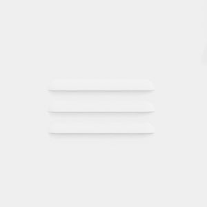 English Elm Shoe 3-Flip Drawer Storage Cabinet with Metal Frame — Freestanding Organizer for Entryway, White T2398P290422