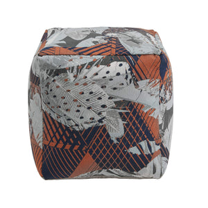 Dinant Polyester Pouf Ottoman Plush Accent Seating for Modern Living Rooms and Spaces
