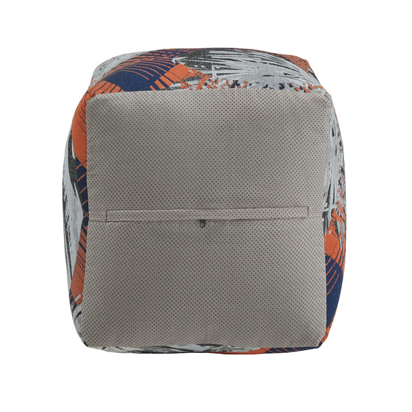 Dinant Polyester Pouf Ottoman Plush Accent Seating for Modern Living Rooms and Spaces