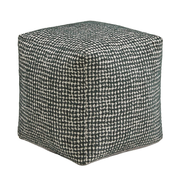 Dinant Polyester Pouf Ottoman Plush Accent Seating for Modern Living Rooms and Spaces