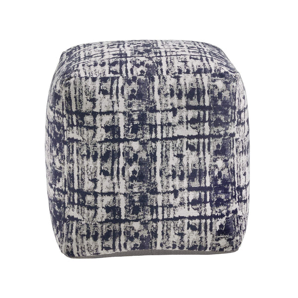 Dinant Polyester Pouf Ottoman Plush Accent Seating for Modern Living Rooms and Spaces