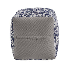 Dinant Polyester Pouf Ottoman Plush Accent Seating for Modern Living Rooms and Spaces