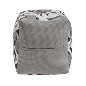 Dinant Polyester Pouf Ottoman Plush Accent Seating for Modern Living Rooms and Spaces