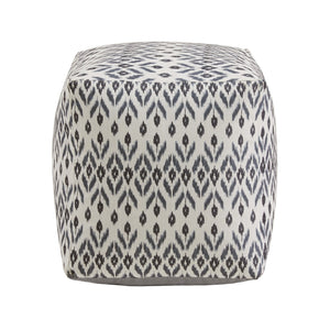 Dinant Polyester Pouf Ottoman Plush Accent Seating for Modern Living Rooms and Spaces
