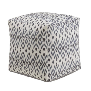 Dinant Polyester Pouf Ottoman Plush Accent Seating for Modern Living Rooms and Spaces
