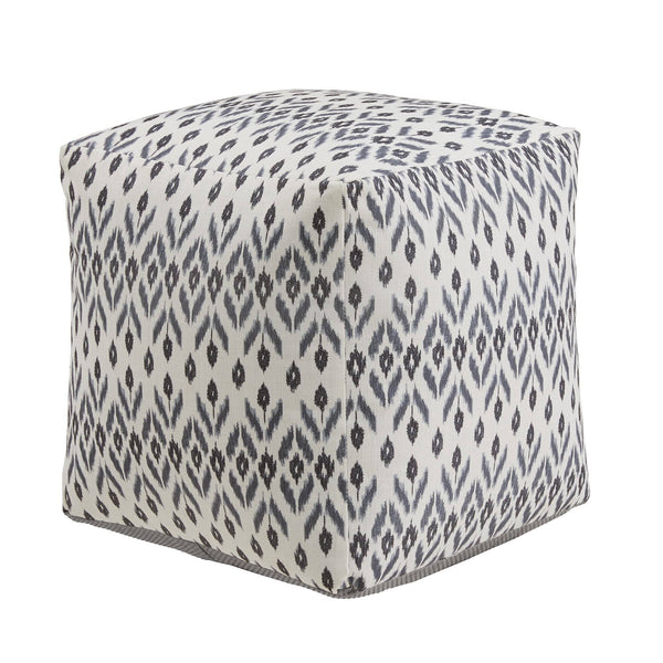 Dinant Polyester Pouf Ottoman Plush Accent Seating for Modern Living Rooms and Spaces