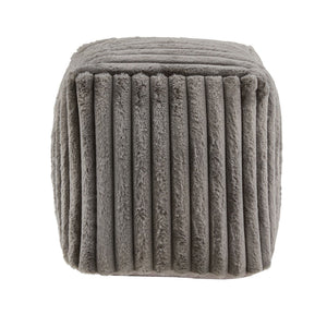 Dinant Polyester Pouf Ottoman Plush Accent Seating for Modern Living Rooms and Spaces