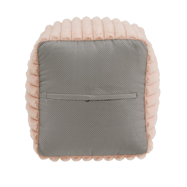 Dinant Polyester Pouf Ottoman Plush Accent Seating for Modern Living Rooms and Spaces