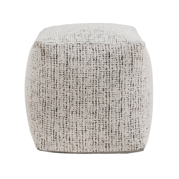 Dinant Polyester Pouf Ottoman Plush Accent Seating for Modern Living Rooms and Spaces