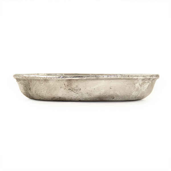 Distressed Metallic Silver Plate (9702L A840) Zentique