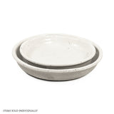 Distressed White Plate (9702S A25A) Zentique