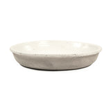 Distressed White Plate (9702S A25A) Zentique