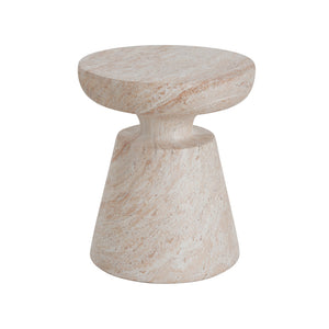 English Elm Christopher Knight Home® - Outdoor/Indoor Lightweight Concrete Side Table With Travertine Finish - Modern Accent For Any Space N773P253808Z