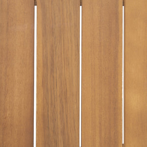 English Elm Christopher Knight Home® - Acacia Outdoor Loveseat and Coffee Table Set with Cushions, Mid-Century Acacia Wood Patio Seating Beige+Brown 68024.00CRM