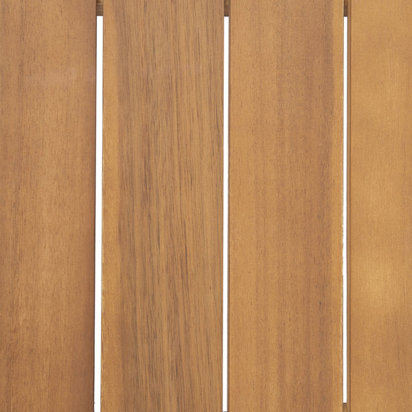 English Elm Christopher Knight Home® - Acacia Outdoor Loveseat and Coffee Table Set with Cushions, Mid-Century Acacia Wood Patio Seating Beige+Brown 68024.00CRM