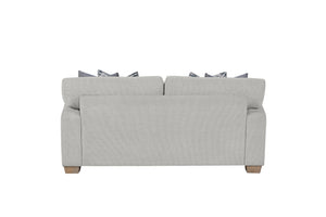 English Elm Love seat Birch Cream White Upholstered with 4 Down Pillows, High-Density Cushions & Durable Frame B2699P296299
