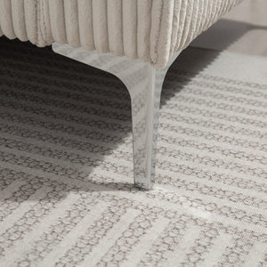 English Elm Convertible Sectional Sofa With Storage Ottoman, Cupholders & Usb Ports - Modern Comfort For Living Spaces W3098S00034