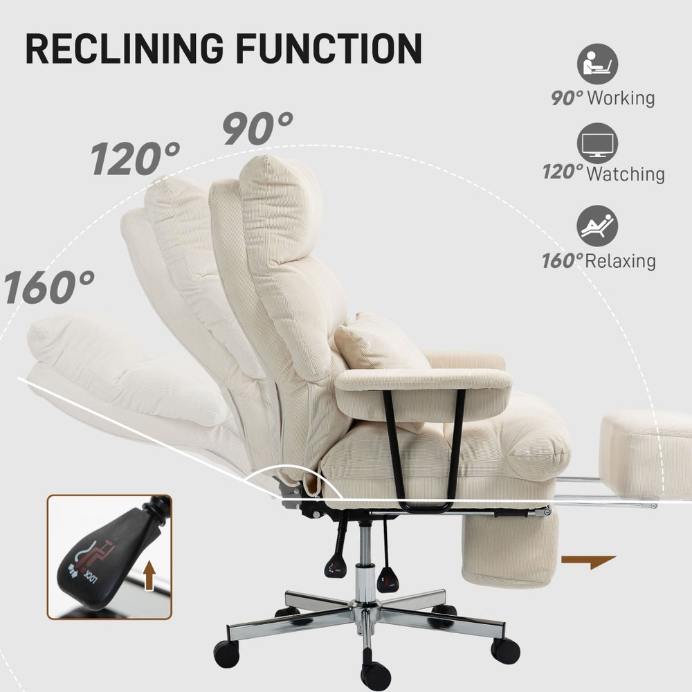 English Elm Premium High Back Pu Leather Executive Chair with Foam Cushion and Swivel Base T3971P408619