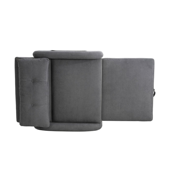 English Elm Christopher Knight Home® - (Old 3-in-1 Convertible Sleeper Sofa Bed with Pillow & Pocket, Compact Loveseat with Pull-Out Bed and Wheels Grey N765P34284849G