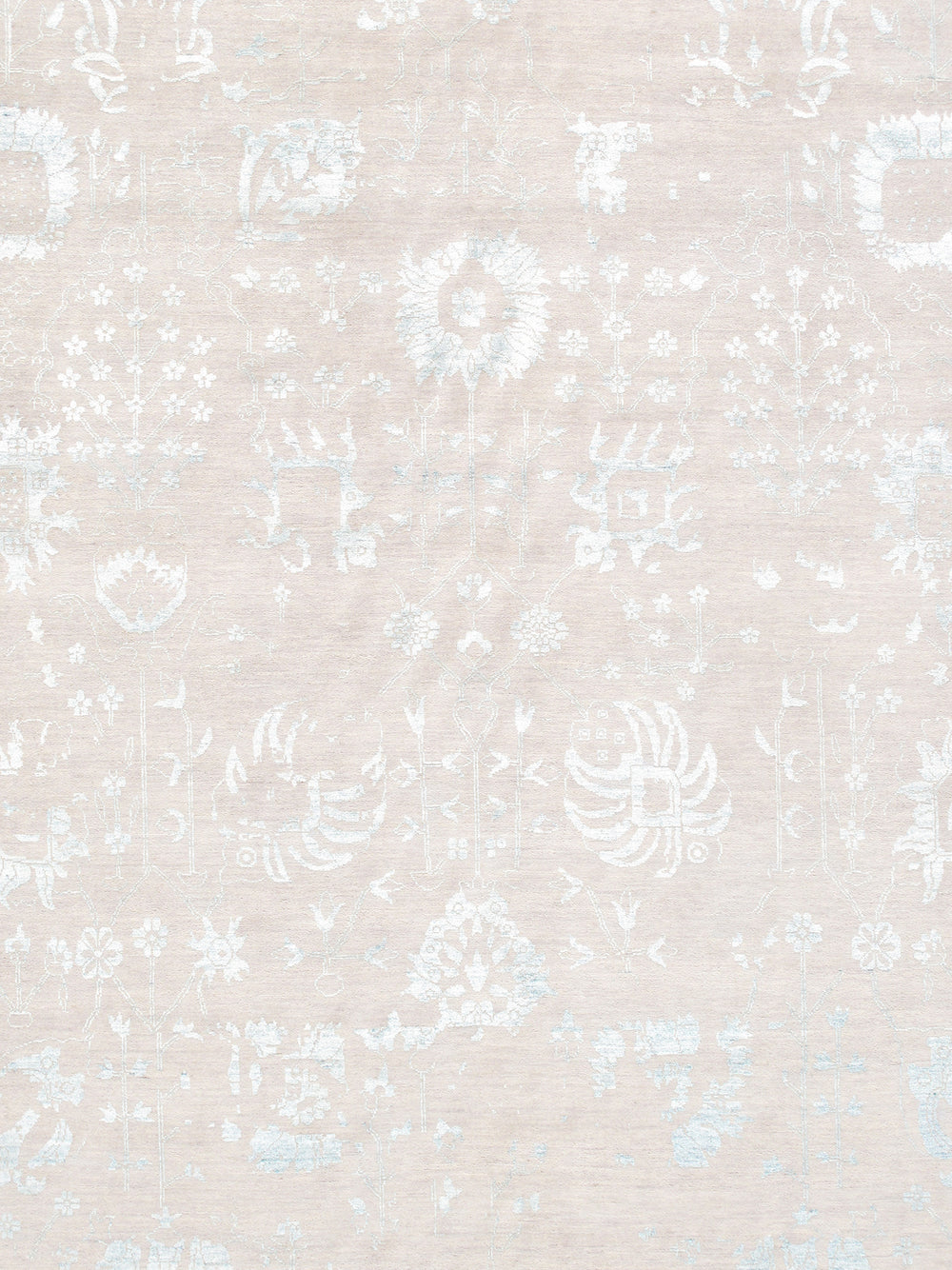 Pasargad Home Transitional Hand-Knotted Silk & Wool Area Rug – Elevate Your Space with Elegance!