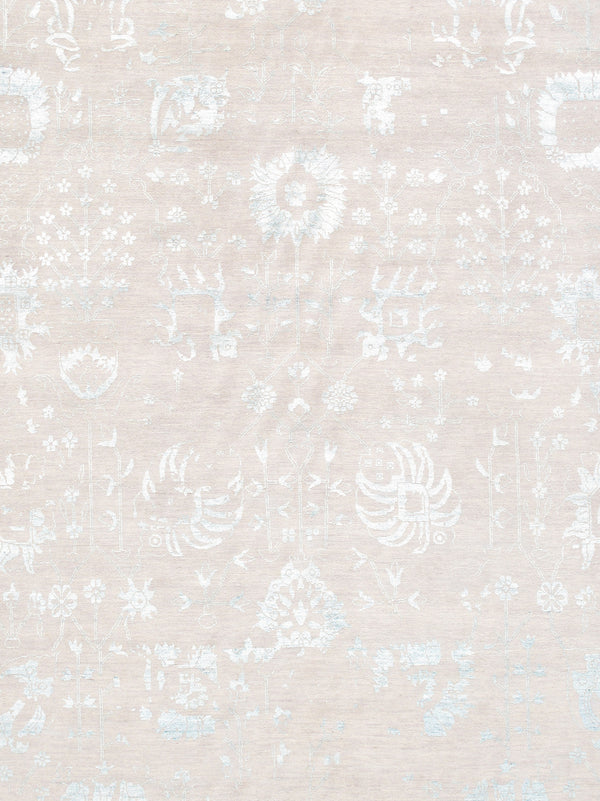 Pasargad Home Transitional Hand-Knotted Silk & Wool Area Rug – Elevate Your Space with Elegance!
