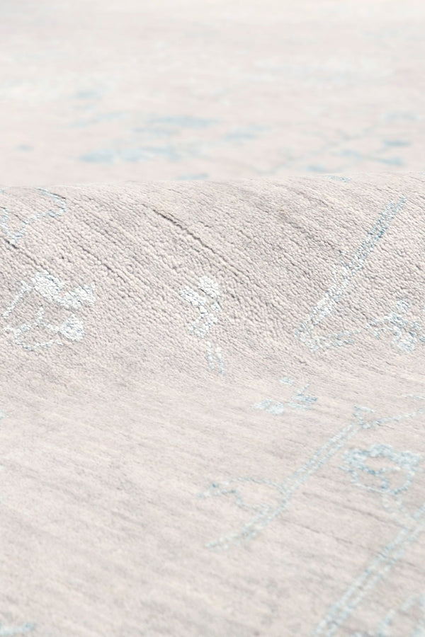 Pasargad Home Transitional Hand-Knotted Silk & Wool Area Rug – Elevate Your Space with Elegance!