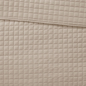 English Elm 3 Piece Otto Reversible Quilt Set Khaki Full/Queen – Soft Microfiber, Quilted Check Pattern, Machine Washable Comfort B035128991