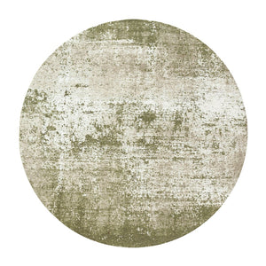 Louis de Poortere Mad Men Virgin Land Plush Abstract Area Rug for Modern Living Rooms with Layered Pile Texture Uranus 9'6 x 9'6 120131