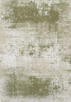 Louis De Poortere Mad Men Virgin Land - Mercury Rug: Embrace Cosmic Serenity With Eco-friendly Textures And Design Green ,Beige,White 100% Pet Poly (40% Rpet) 118315-louis-de-poortere