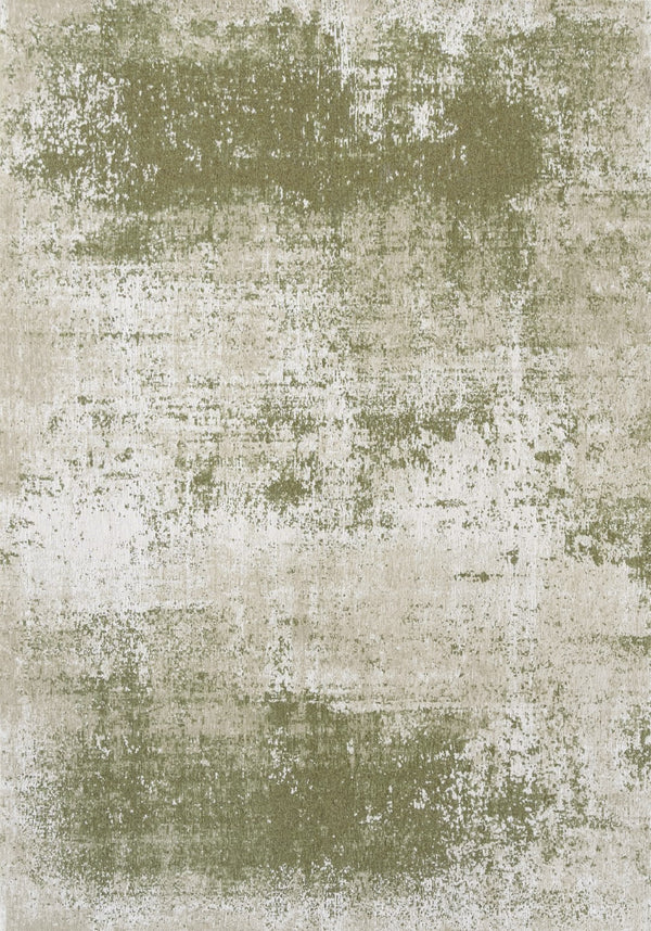 Louis De Poortere Mad Men Virgin Land - Mercury Rug: Embrace Cosmic Serenity With Eco-friendly Textures And Design Green ,Beige,White 100% Pet Poly (40% Rpet) 118315-louis-de-poortere