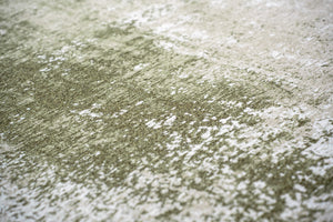 Louis De Poortere Mad Men Virgin Land - Mercury Rug: Embrace Cosmic Serenity With Eco-friendly Textures And Design Green ,Beige,White 100% Pet Poly (40% Rpet) 118315-louis-de-poortere