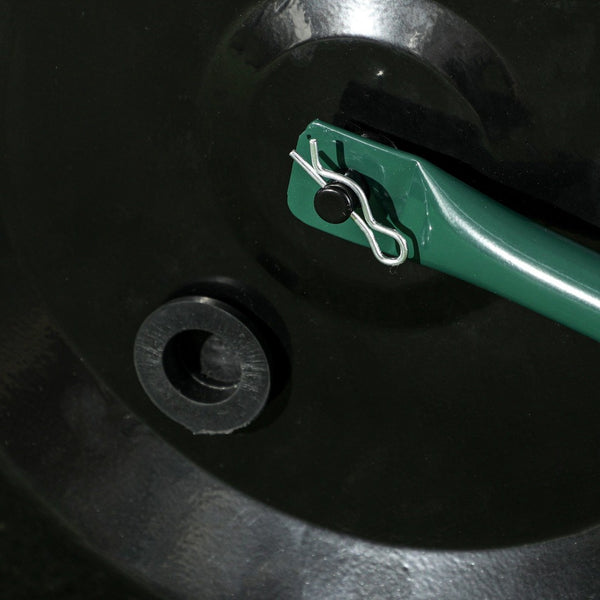 English Elm Outsunny 20-Inch Lawn Roller - Fillable 16 Gal Drum For Smooth, Level Lawns & Easy Garden Use W2225P174490-GIGA