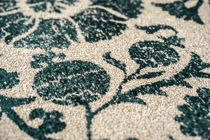 Louis De Poortere Antiquarian Suzani - Timeless Elegance In Vibrant Colors Inspired By Central Asian Embroidery Design Beige,Blue 100% Pet Poly (40% Rpet) 118650-louis-de-poortere