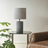 Bayard Modern/Contemporary Embossed Ceramic Table Lamp