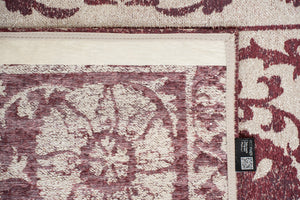 Louis De Poortere Antiquarian Suzani - Timeless Elegance In Vibrant Colors Inspired By Central Asian Embroidery Design Beige,Maroon 100% Pet Poly (40% Rpet) 118657-louis-de-poortere