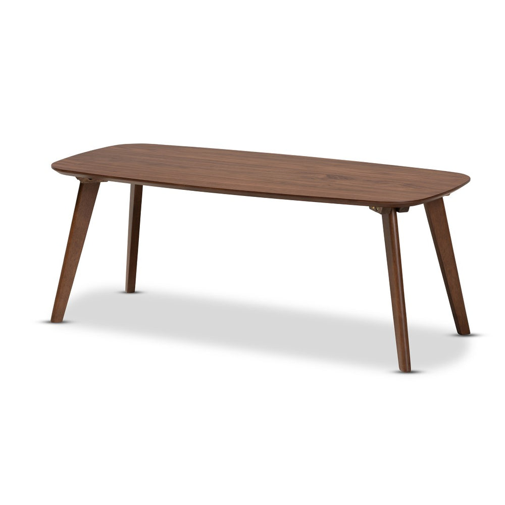 Baxton Studio Baxton Studio Dahlia Mid-Century Coffee Table - Walnut Finish, Durable Design & Timeless Style Dahlia-Walnut-CT
