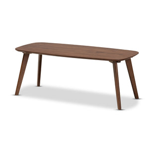 Baxton Studio Baxton Studio Dahlia Mid-Century Coffee Table - Walnut Finish, Durable Design & Timeless Style Dahlia-Walnut-CT