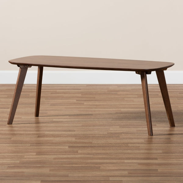 Baxton Studio Baxton Studio Dahlia Mid-Century Coffee Table - Walnut Finish, Durable Design & Timeless Style Dahlia-Walnut-CT