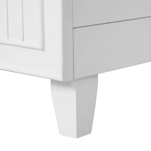 English Elm 36" Modern Bathroom Vanity with Ceramic Sink, Soft-Close Doors, Double-Layer Drawer & Storage Elegance White N729P289163K