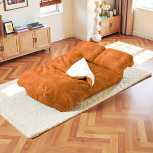 English Elm 2-In-1 Convertible Modular Sofa Bed - Memory Foam Comfort, No Assembly, Space-Saving Design For Small Rooms W3653P355592