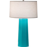 Egg Blue Mason Table Lamp