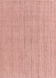 Unique Loom Braided Jute Dhaka Hand Braided Solid Rug Light Pink,  7' 1" x 10' 0"