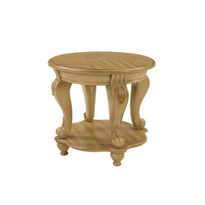 English Elm Living Room 3 Piece Coffee Table Set Oval Antique Floral Carved Wood Veneer W1202S00009