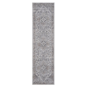 English Elm Loom Stylish Ivory/Beige Oriental Area Rug - Non-Shedding, Stain-Resistant, Perfect For Any Room! B335P289422