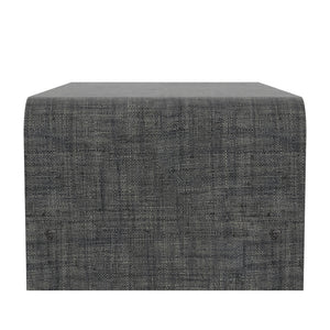 Butler Specialty Chatham Glass And Raffia Square Coffee Table - Modern Elegance With Textured Natural Finish Charcoal Gmelina Arborea Wood,Mdf,Raffia 9744420-butler