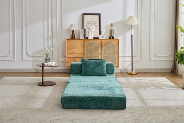 English Elm Compression Sofa: Versatile Chenille Floor Bed, No Assembly, Modular Design For Small Spaces & Guests W3723P345644