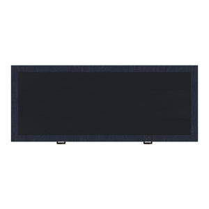 Butler Specialty Chatham Raffia 2-drawer Desk: Luxurious Hand-woven Elegance For Your Stylish Office Or Entryway Navy Blue Saguran Raffia,Gmelina Arborea Wood,Mdf,Oak Veneer,Aluminum 9746410-butler