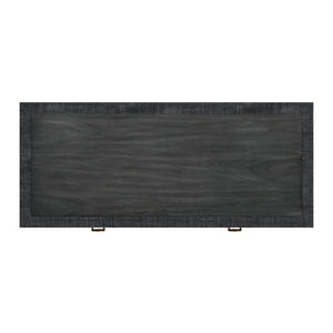 Butler Specialty Chatham Raffia 2-drawer Desk: Luxurious Hand-woven Elegance For Your Stylish Office Or Entryway Charcoal Gmelina Arborea Wood,Mdf,Oak Veneer,Saguran Raffia,Aluminum 9746420-butler