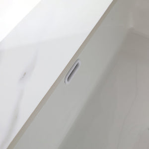 English Elm 31 Inch Carrara Marble Vanity Top With Undermount Sink & 4" Backsplash - Elegant, Durable, Eco-Friendly! W2699P192440