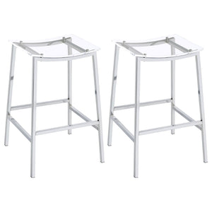 English Elm Marli Leatherette Dining Chairs with Chrome Eiffel Legs Modern Pair for Stylish Rooms B062P447712